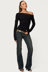 Layered Lacey Off Shoulder Top