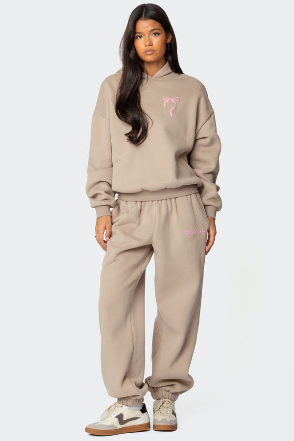 Sasha Bow Detail Sweatpants view 1