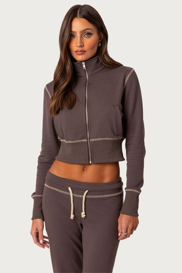 Alexia Zip Up Sweatshirt view 1