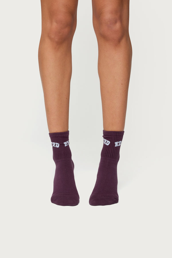 Edikted Ribbed Socks view 2