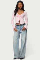 Scarlette Tie Front Top