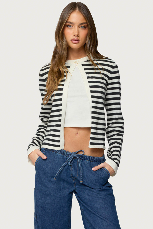Jenie Split Front Knit Cardigan view 1