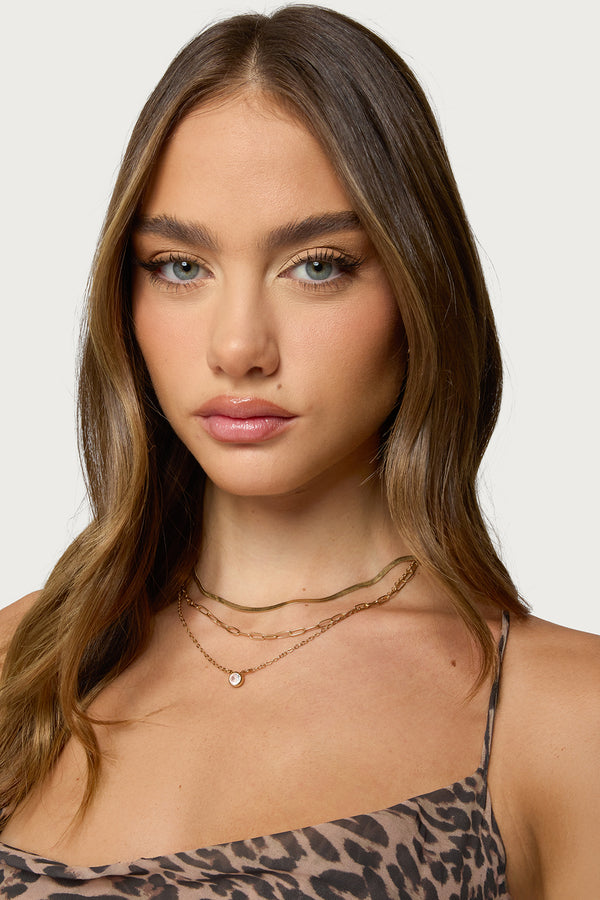 Mixed Chain Necklace Set view 1