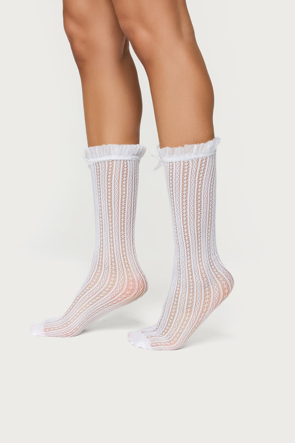 Sheer Lace Socks view 2