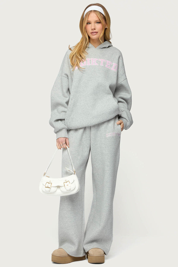 Edikted Lover Wide Leg Sweatpants view 1