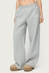 Edikted Lover Wide Leg Sweatpants