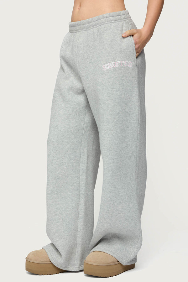 Edikted Lover Wide Leg Sweatpants view 2