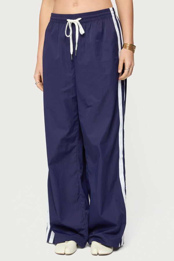 Kieran Stripey Nylon Track Pants view 2