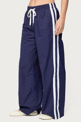 Kieran Stripey Nylon Track Pants