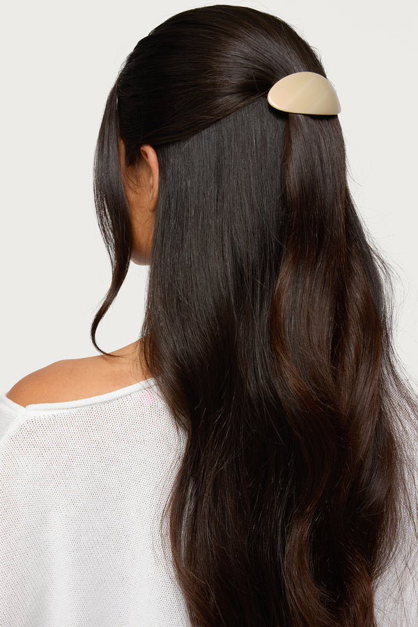 Curved Barrette Hair Clip view 1