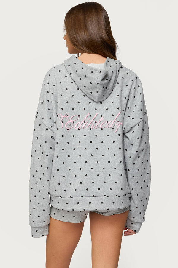 Chelsie Polka Dot Hoodie view 1