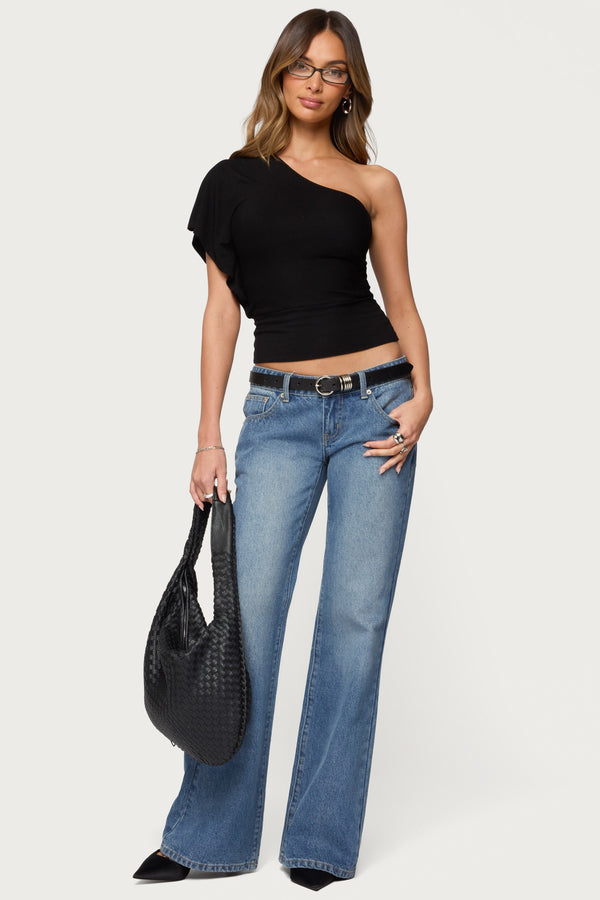 Asymmetric One Shoulder Top view 2