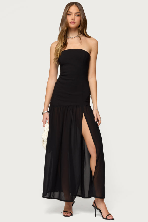 Marisa Strapless Maxi Dress view 1