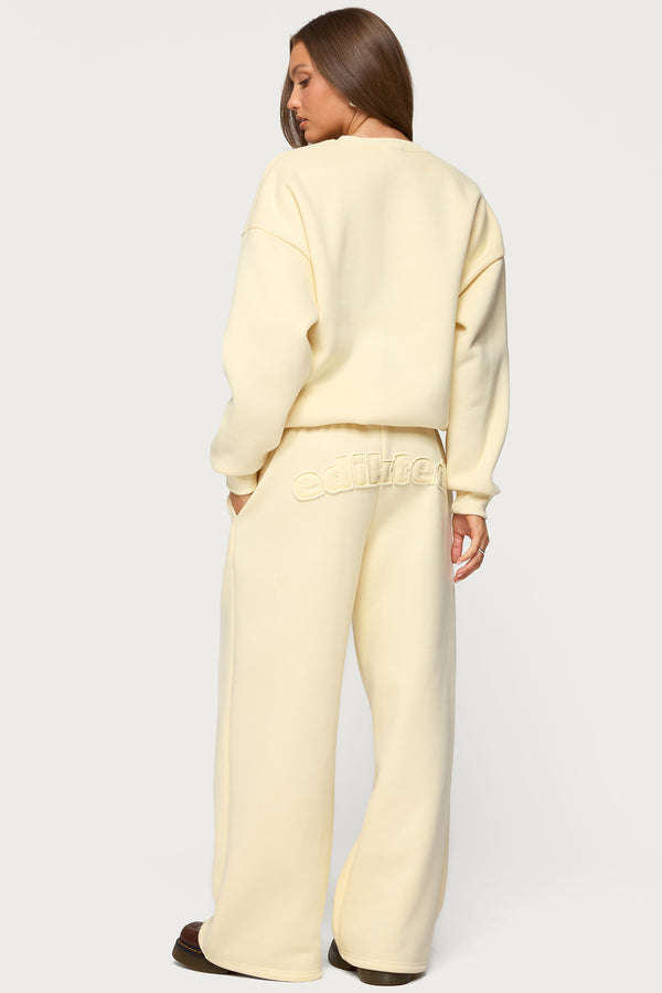 Jaylie Edikted Wide Leg Sweatpants view 1