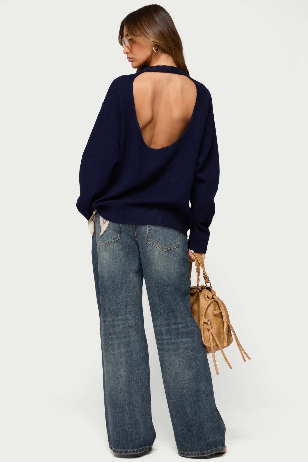 Ximenia Cutout Back Sweater