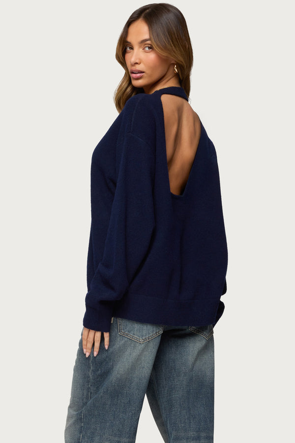 Ximenia Cutout Back Sweater view 1