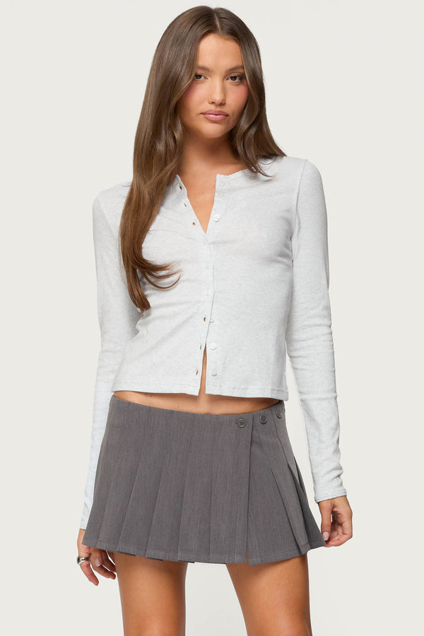 Asti Button Up Long Sleeve Top view 1