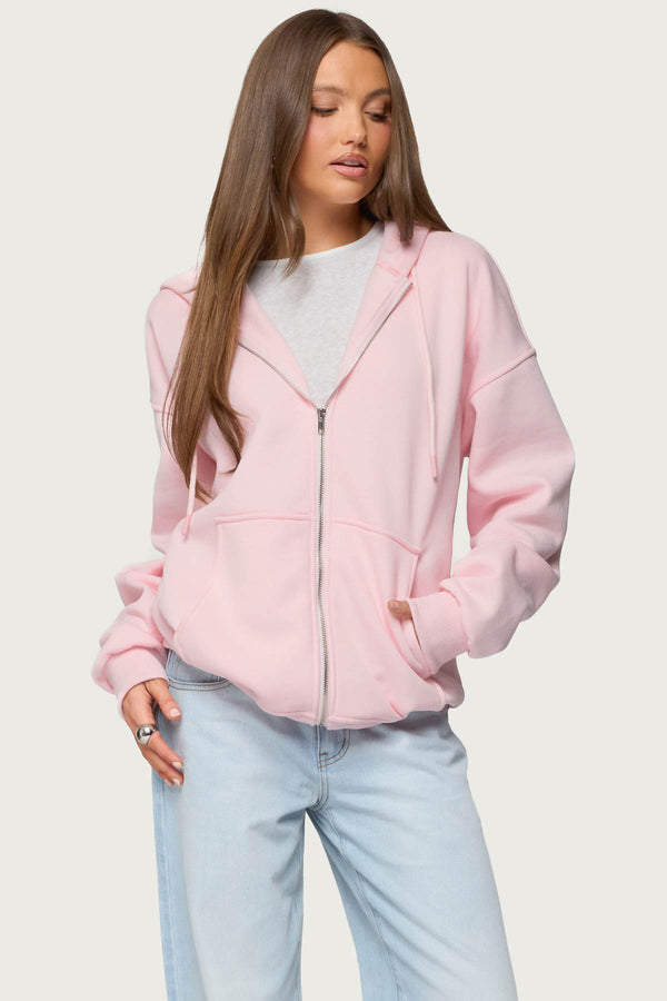 Rocia Oversized Zip Up Hoodie view 1