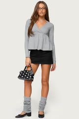 Kenzie Long Sleeve Babydoll Top