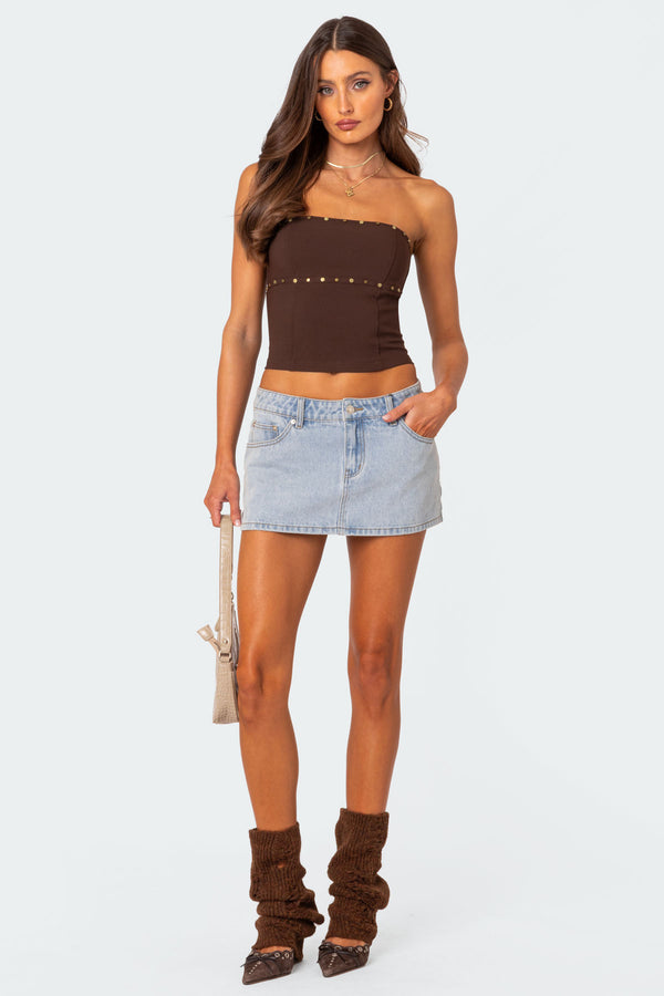 Darcy Studded Lace Up Corset view 2