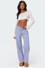 Olivia Striped Loose Fit Pants