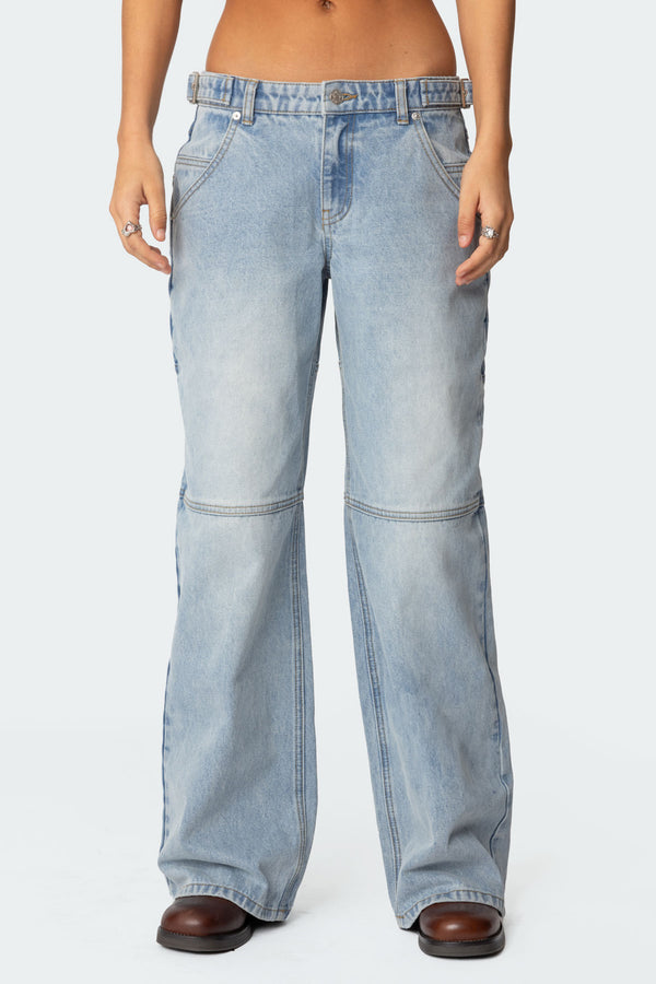 Shai Low Rise Baggy Carpenter Jeans view 2