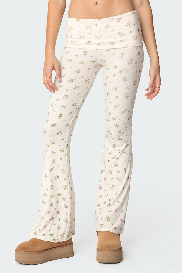 Bloom Baby Fold Over Flared Leggings view 2