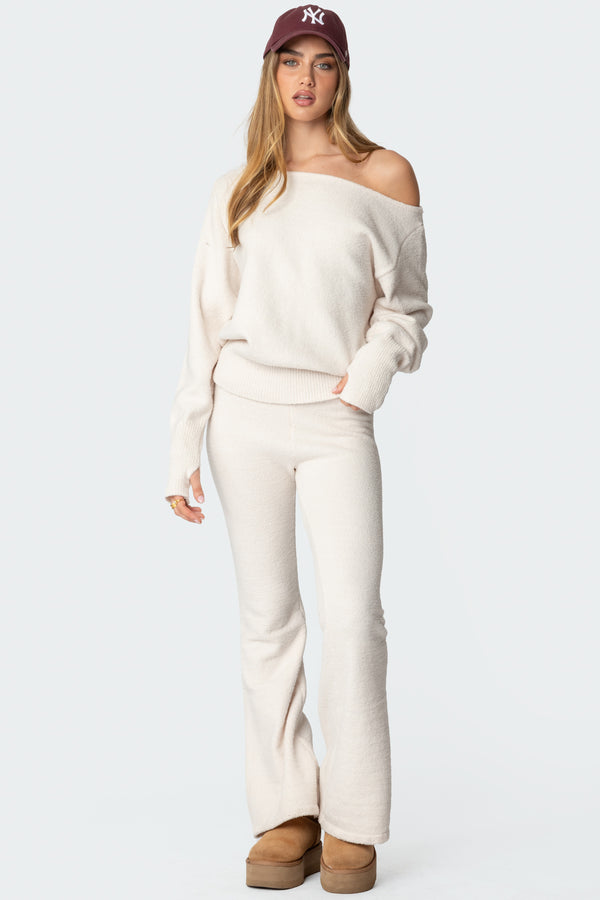 Plush Flared Pants view 1
