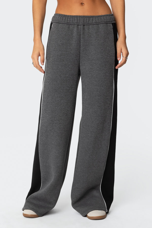 Contrast Panel Sweatpants view 2