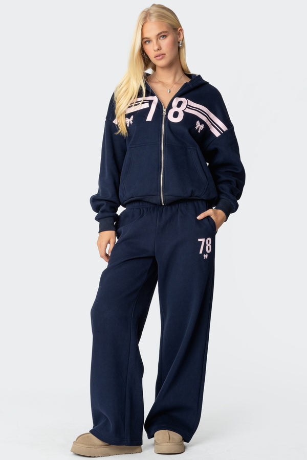 78 Bow Zip Up Hoodie view 2