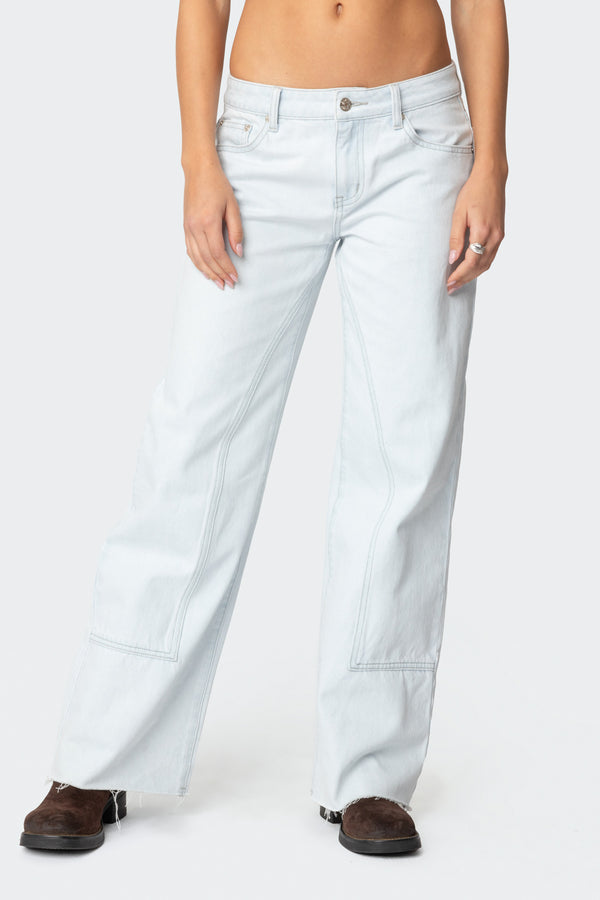 Savanna Low Rise Baggy Jeans view 2