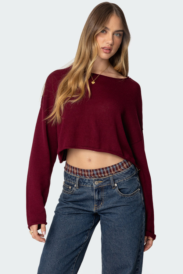 Shyrah Oversized Knit Top view 1