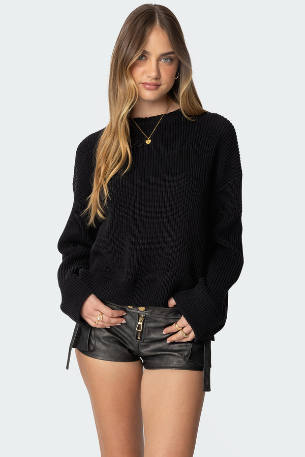 Marleen Oversized Knit Sweater view 1