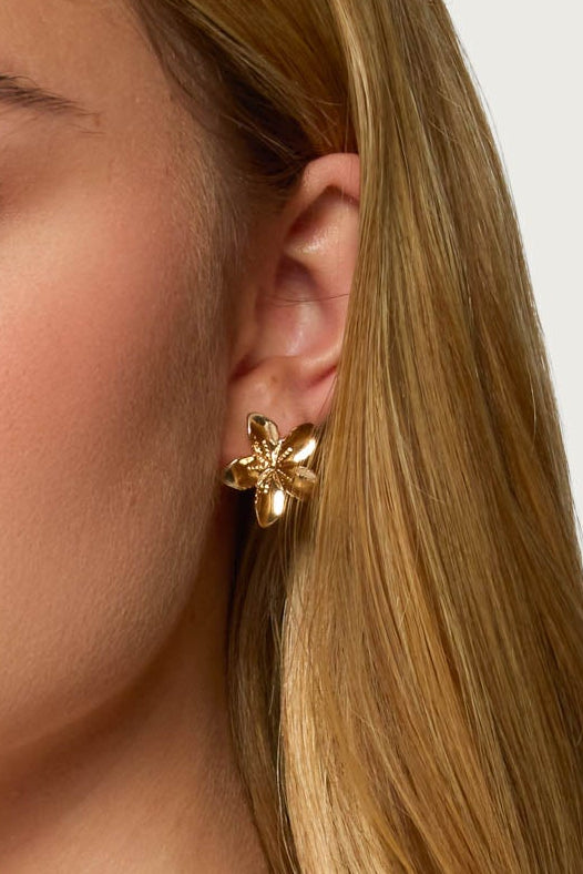 Tropical Fleur Stud Earrings view 1