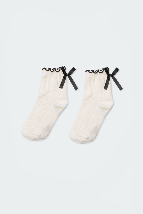 Frill & Bow Socks view 2