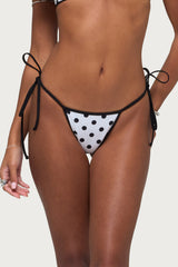 Tora Reversible Polka Dot String Bikini Bottom