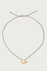 Abstract Pendant Cord Necklace