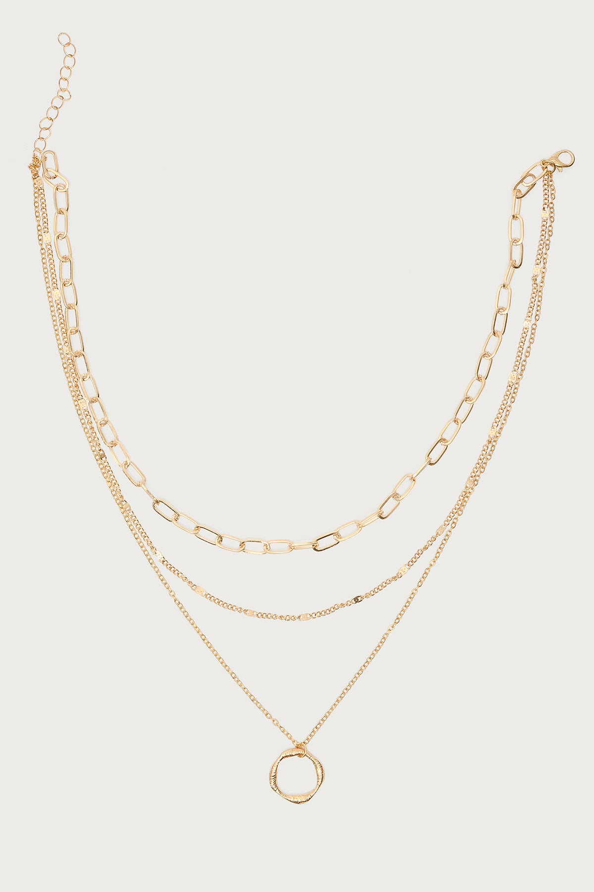 Layered Mixed Chain Necklace