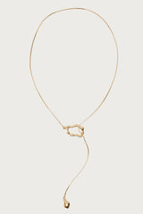 Abstract Pendant Cascading Necklace