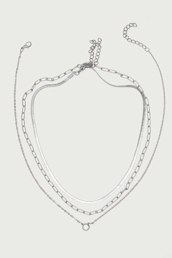 Mixed Chain Necklace Set view 2