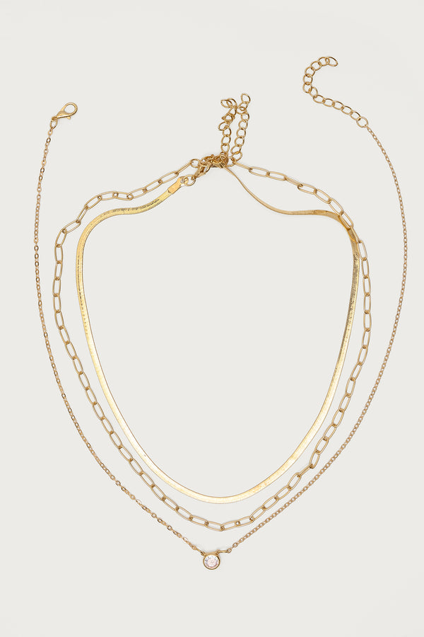 Mixed Chain Necklace Set view 2