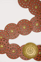 Faux Leather Western Disc Belt