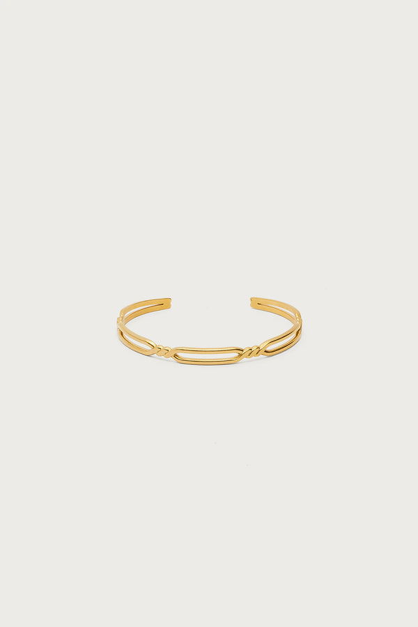 Thin Twist Arm Cuff view 2