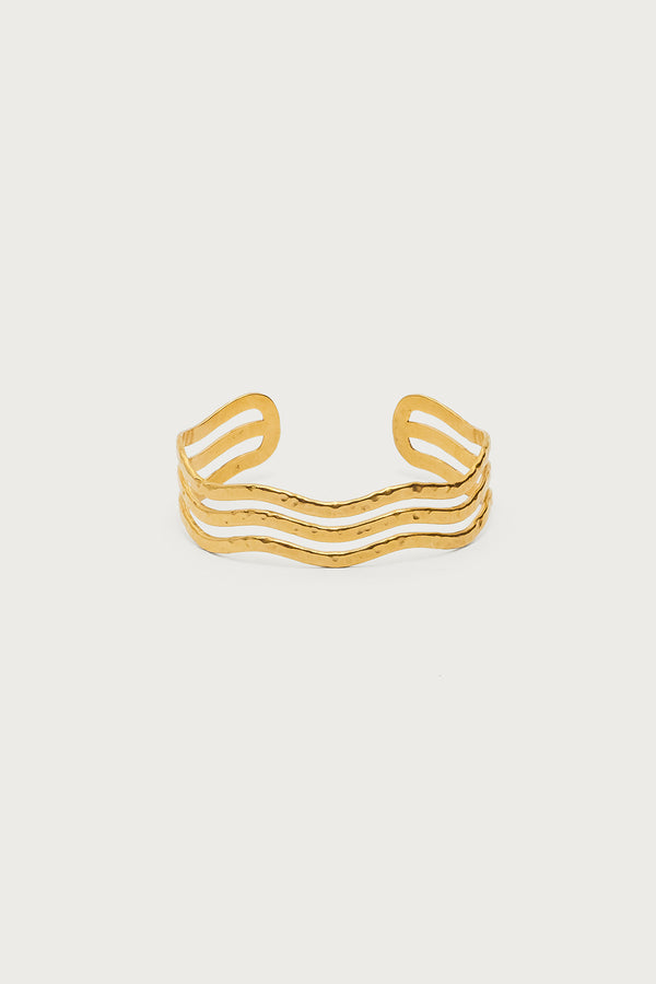 Wavy Layered Arm Cuff view 2