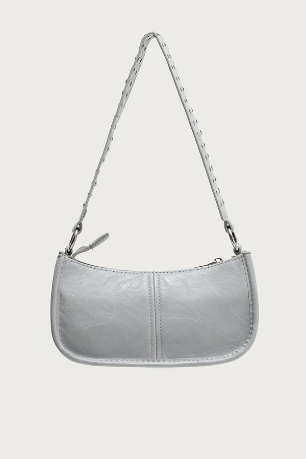 Studded Strap Faux Leather Bag view 2