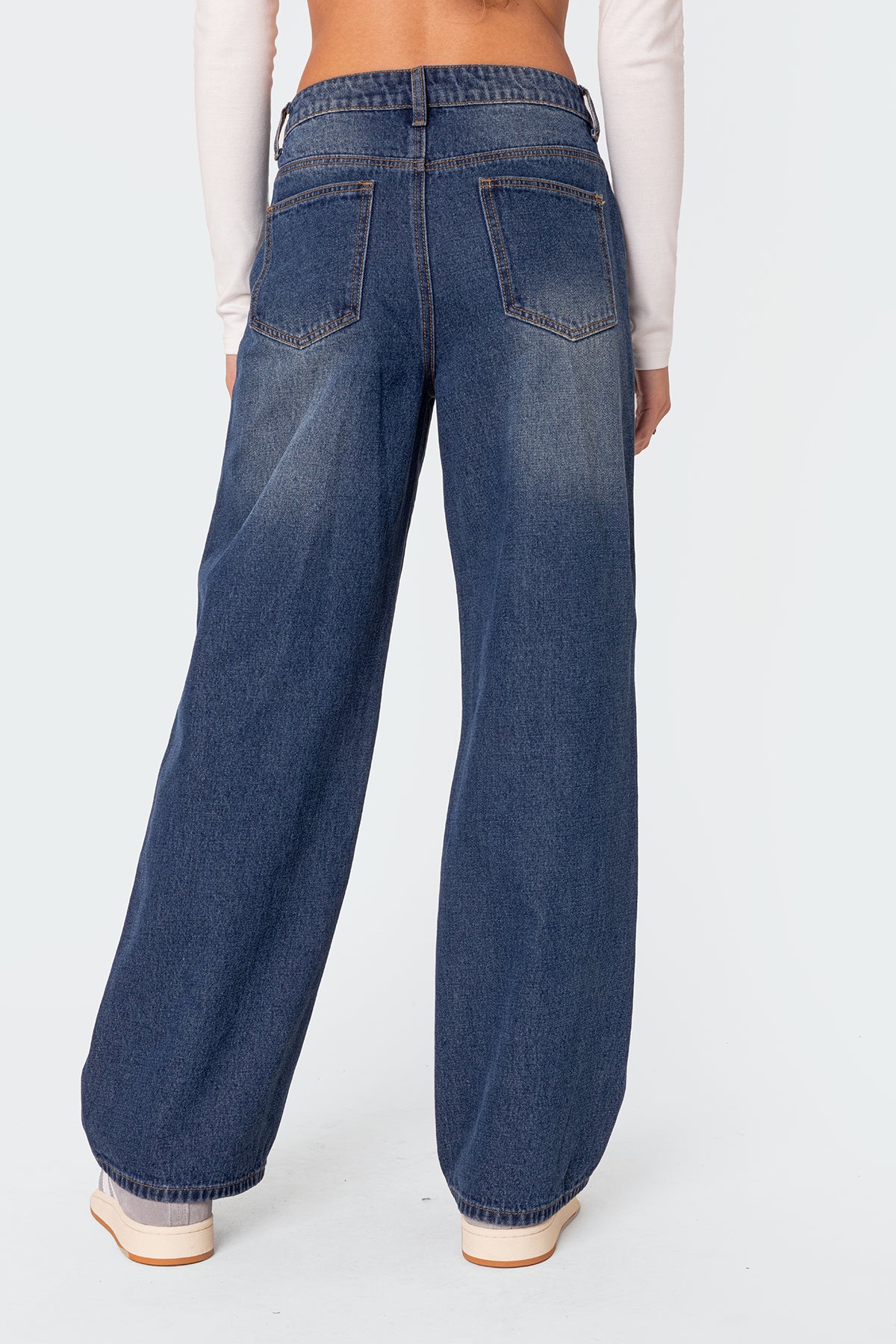 Karie Mid Rise Baggy Jeans