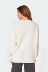 8 Ball Oversized Chunky Knit Sweater