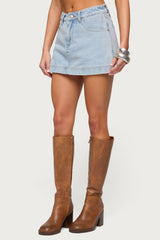 Shanice Denim Mini Skort