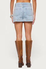 Shanice Denim Mini Skort