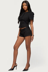 Thea Twill Button Up Top